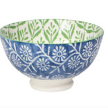Now Designs by Danica Green Leaf Stamped Bowl 4 inch