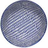 Now Designs by Danica Orange Blue Blossom Stamped Bowl - 4"