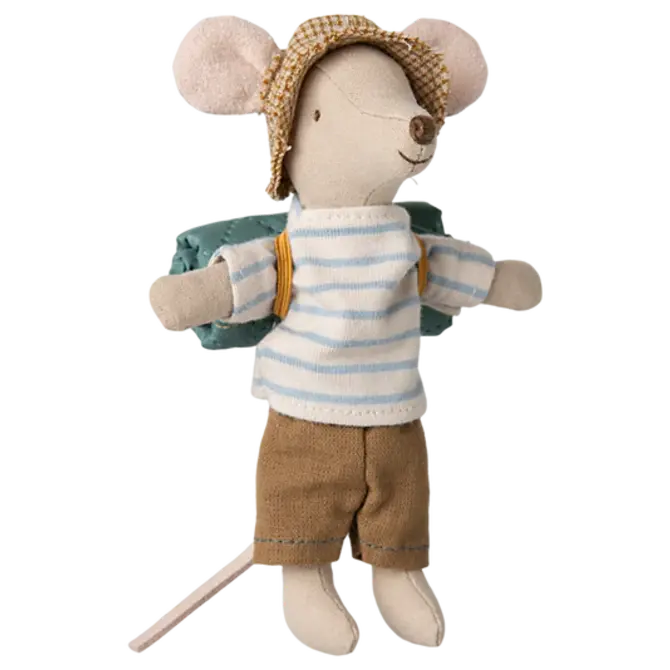 Maileg Hiker Mouse Big Brother - Stripes