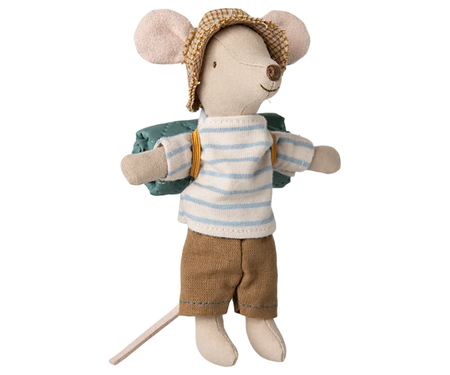 Maileg Hiker Mouse Big Brother - Stripes