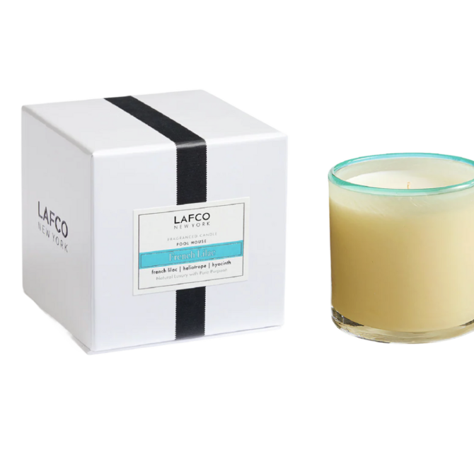 LAFCO French Lilac Classic Candle - Pool House - 6.5 oz.