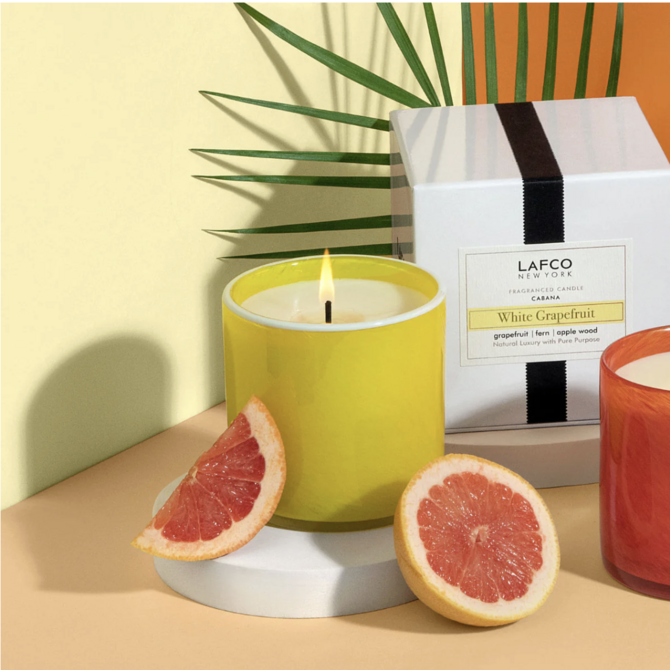 LAFCO White Grapefruit Classic Candle -  6.5 oz