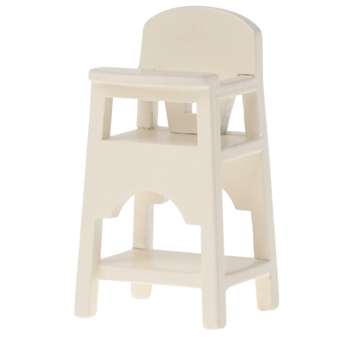 Maileg High chair, Mouse - Off white