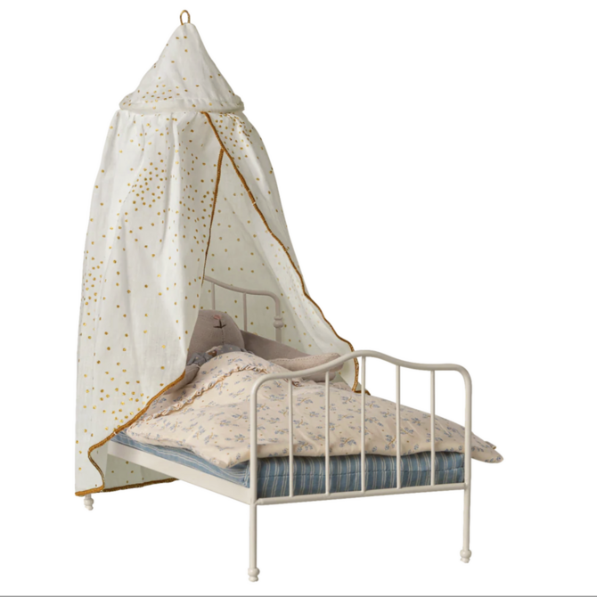 Maileg Bed canopy, Miniature - Off white