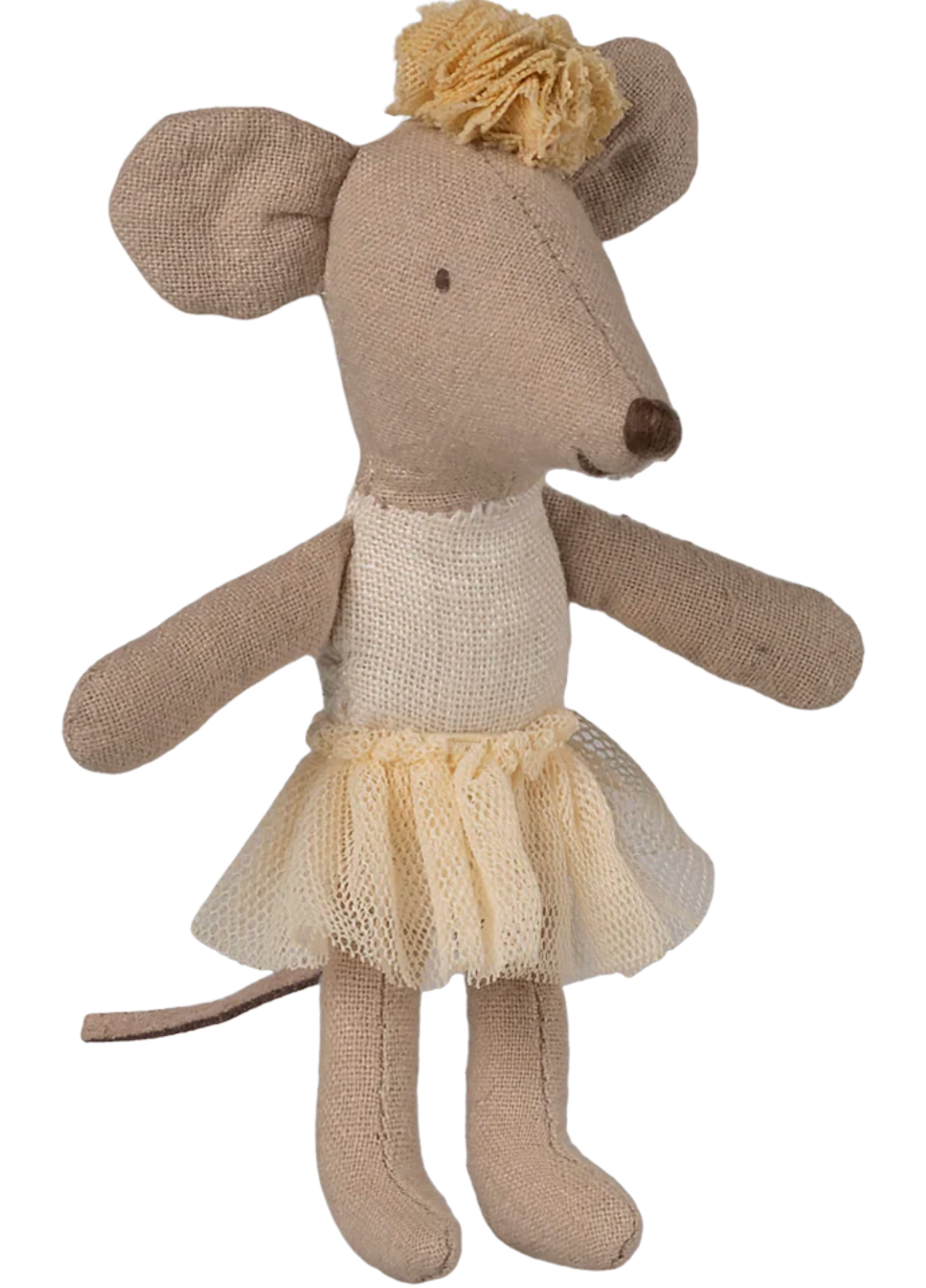 Maileg Ballerina mouse, Little sister - Off white