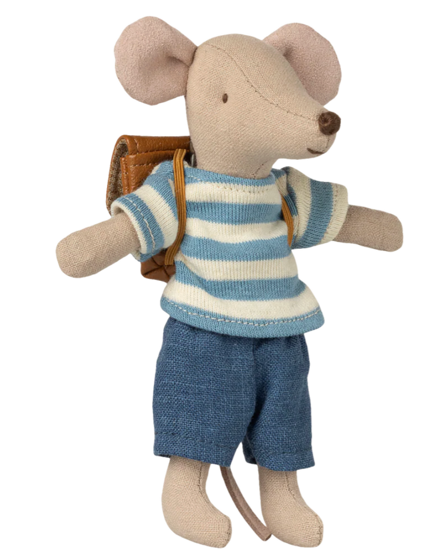 Maileg Tricycle mouse, Big brother - Brown