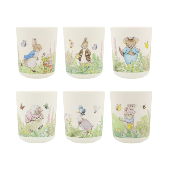 Meri Meri Peter Rabbit Reusable Cups s/6