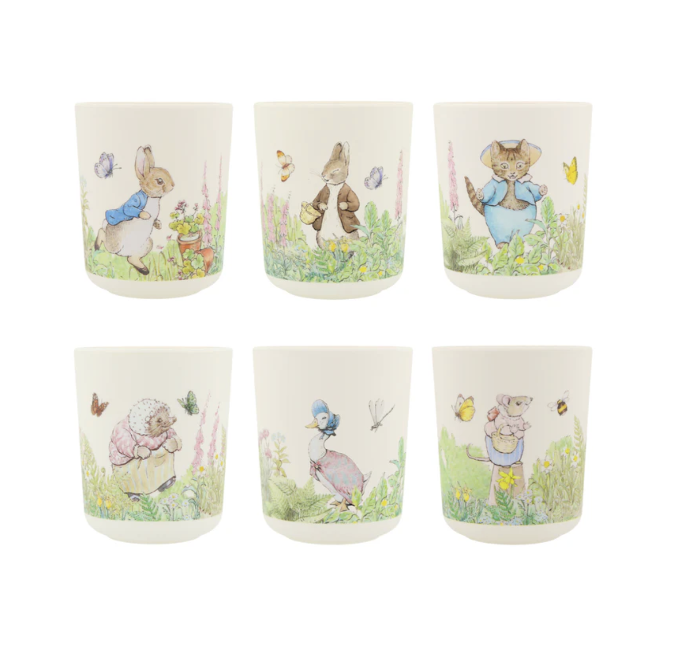 Meri Meri Peter Rabbit Reusable Cups Set of 6