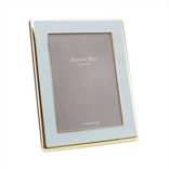 Addison Ross Powder Blue Enamel & Gold Curve Frame - 8"x10"