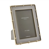 Addison Ross Chiffon & Gold Bamboo Frame  - 5" x 7"