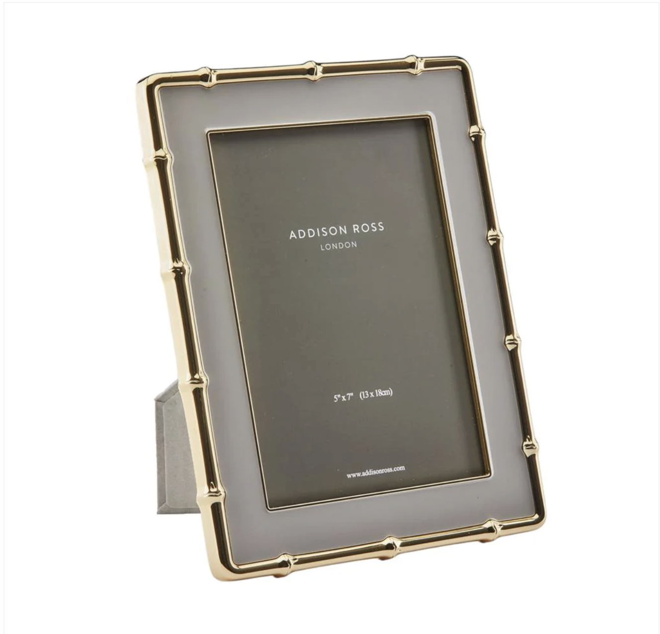Addison Ross Chiffon & Gold Bamboo Frame  - 5" x 7"