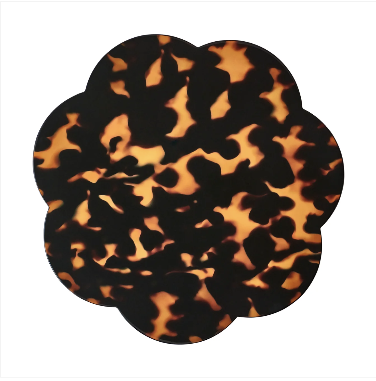 Addison Ross Placemats Faux Tortoise - Set of 4 - 13x13