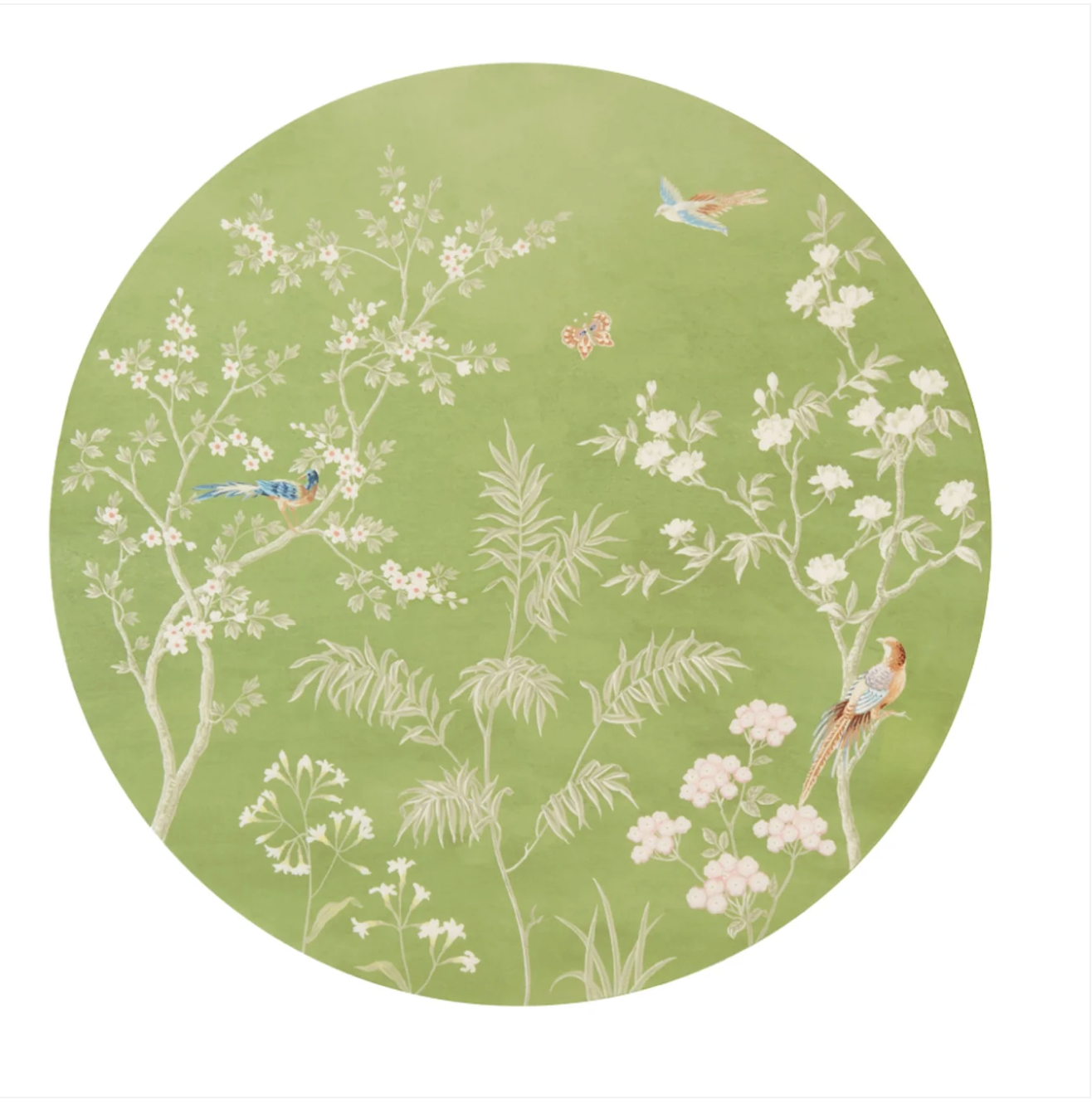 Addison Ross Chinoiserie Placemat Green - Set of 4 - 38cm
