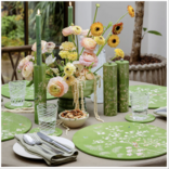 Addison Ross Chinoiserie Placemat Green - Set of 4 - 38cm