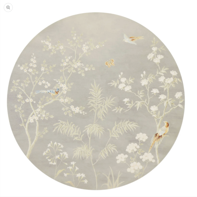 Addison Ross Chinoiserie Placemat Grey - 38 cm - Set of 4