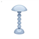 Addison Ross Pale Denim Lacquer Rechargeable Bobbin LED Lamp - 12"/30cm