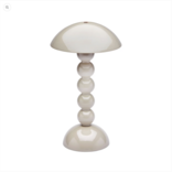 Addison Ross Cappucino Lacquer Rechargeable Bobbin Lamp = 12"/30cm