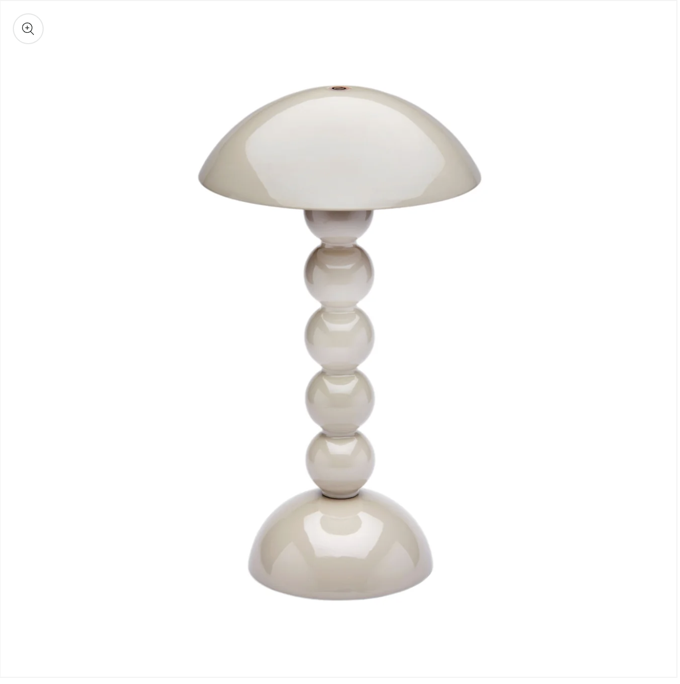Addison Ross Cappucino Lacquer Rechargeable Bobbin Lamp = 12"/30cm