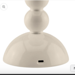Addison Ross Cappucino Lacquer Rechargeable Bobbin Lamp = 12"/30cm