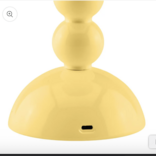 Addison Ross Buttermilk Lacquer Rechargeable Bobbin LED Lamp - 12"/30cm