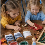 Lion and the Lamb Goldilocks and the Three Bears Sensory Box