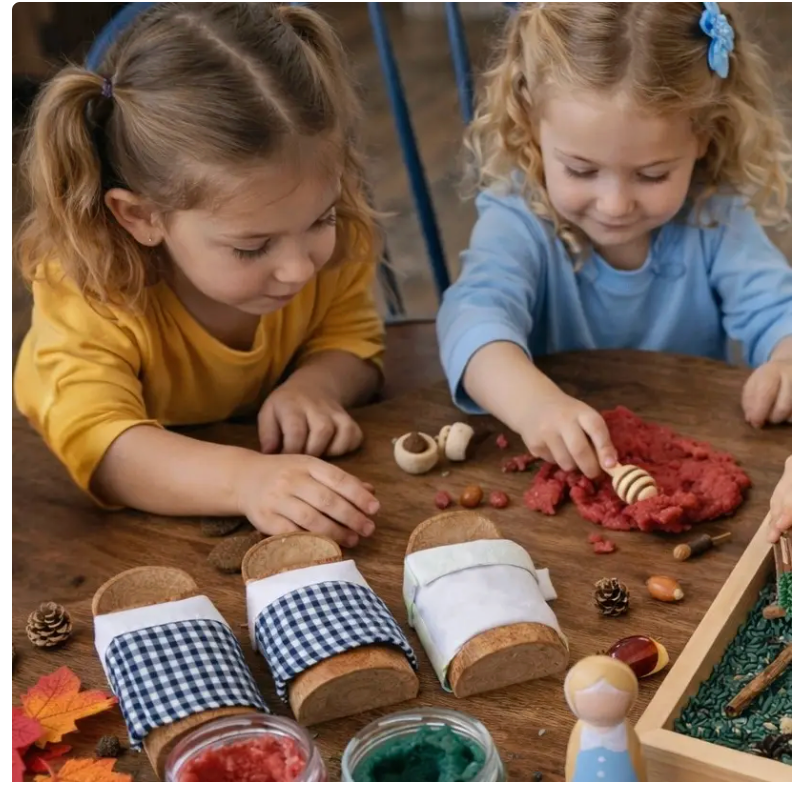 Faire Goldilocks and the Three Bears Sensory Box