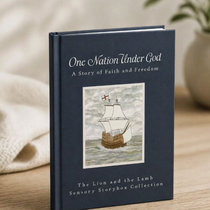 Lion and the Lamb One Nation Under God Sensory Storybox