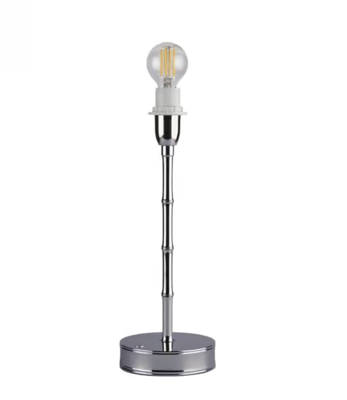Addison Ross Silver Bamboo Lamp Base - 30 cm