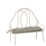 Maileg Vintage Bench, Mini off white