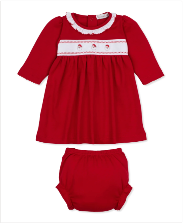 Kissy Kissy Classic Treasur-Dress Set Red 3-6M