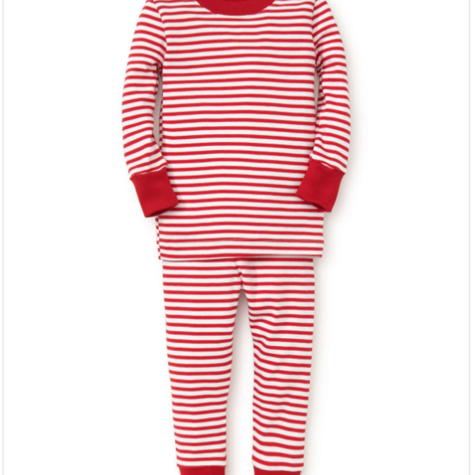 Kissy Kissy North Pole Rein-PJ Set Stripped 18-24M