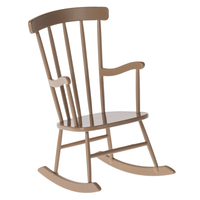 Maileg Rocking Chair - Mini - Dark Powder