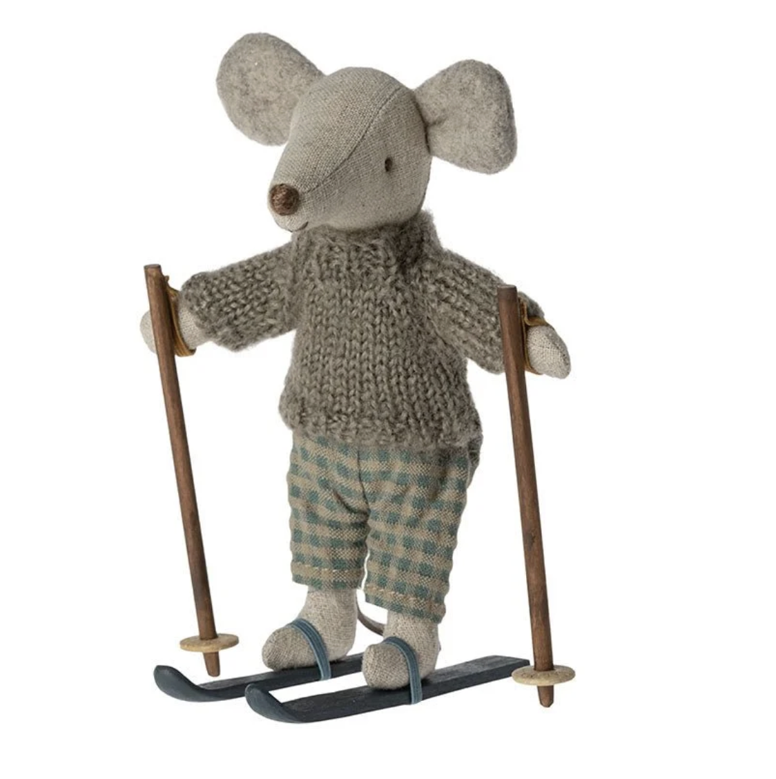 Maileg Winter Mouse with Ski Set - Big Brother - 2026
