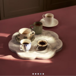 Addison Ross Scallop Resin Chopping Board White