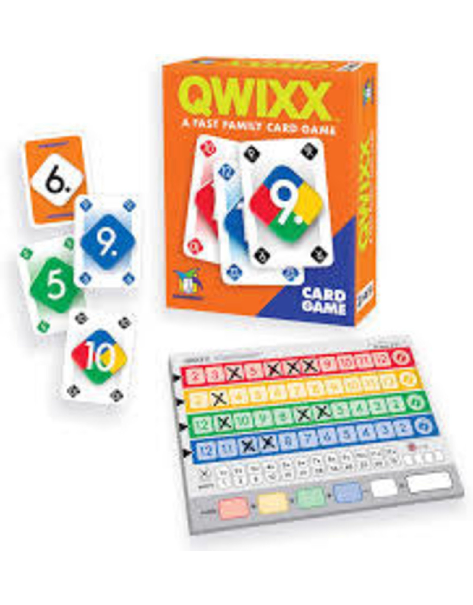 Gamewright qwixx cardgame 257 gamewright