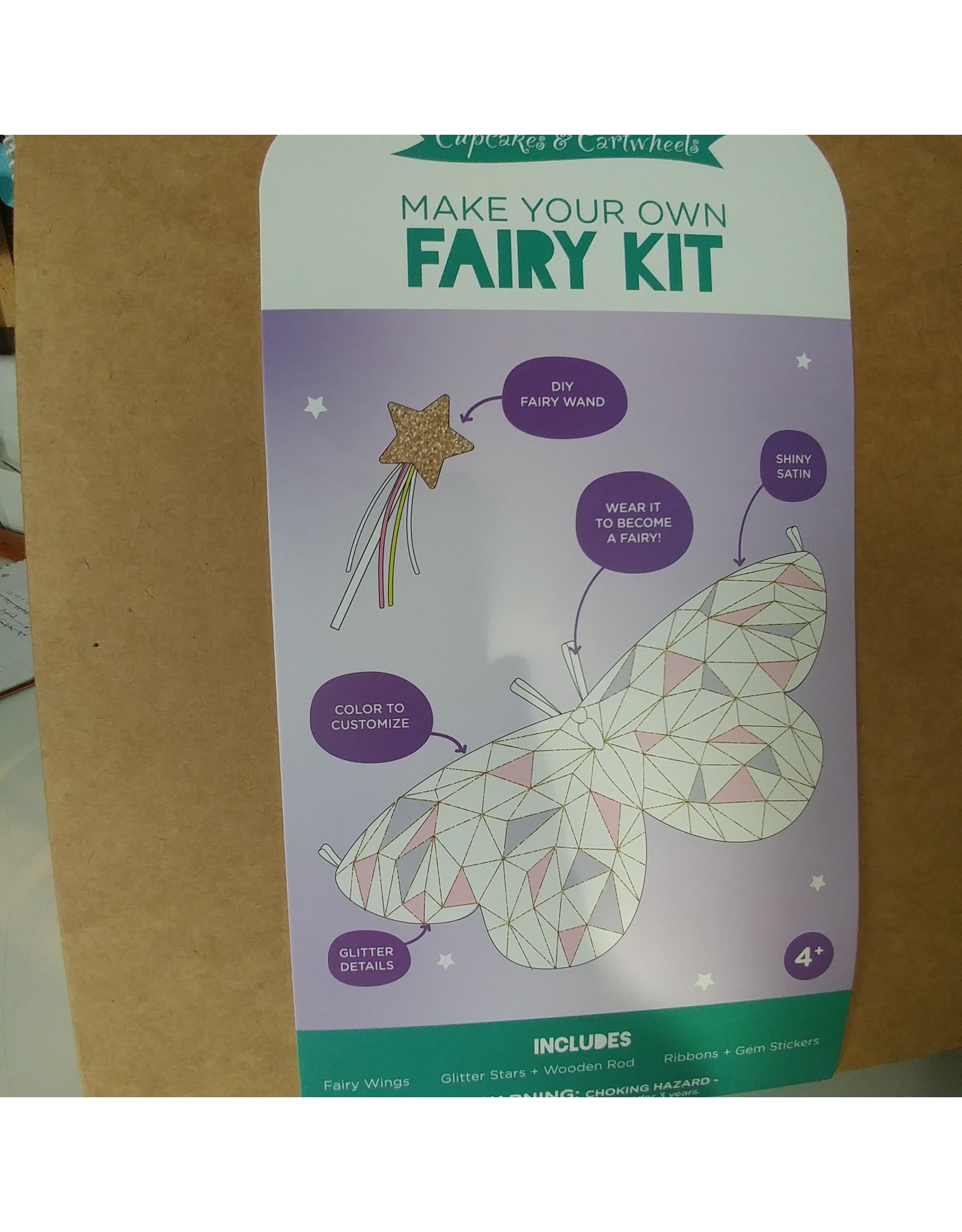 Cupcakes & Cartwheels myo fairy princess  craft kit