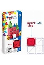 magnatiles micro mags 26pc travel set