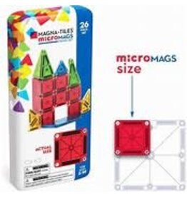 magnatiles micro mags 26pc travel set