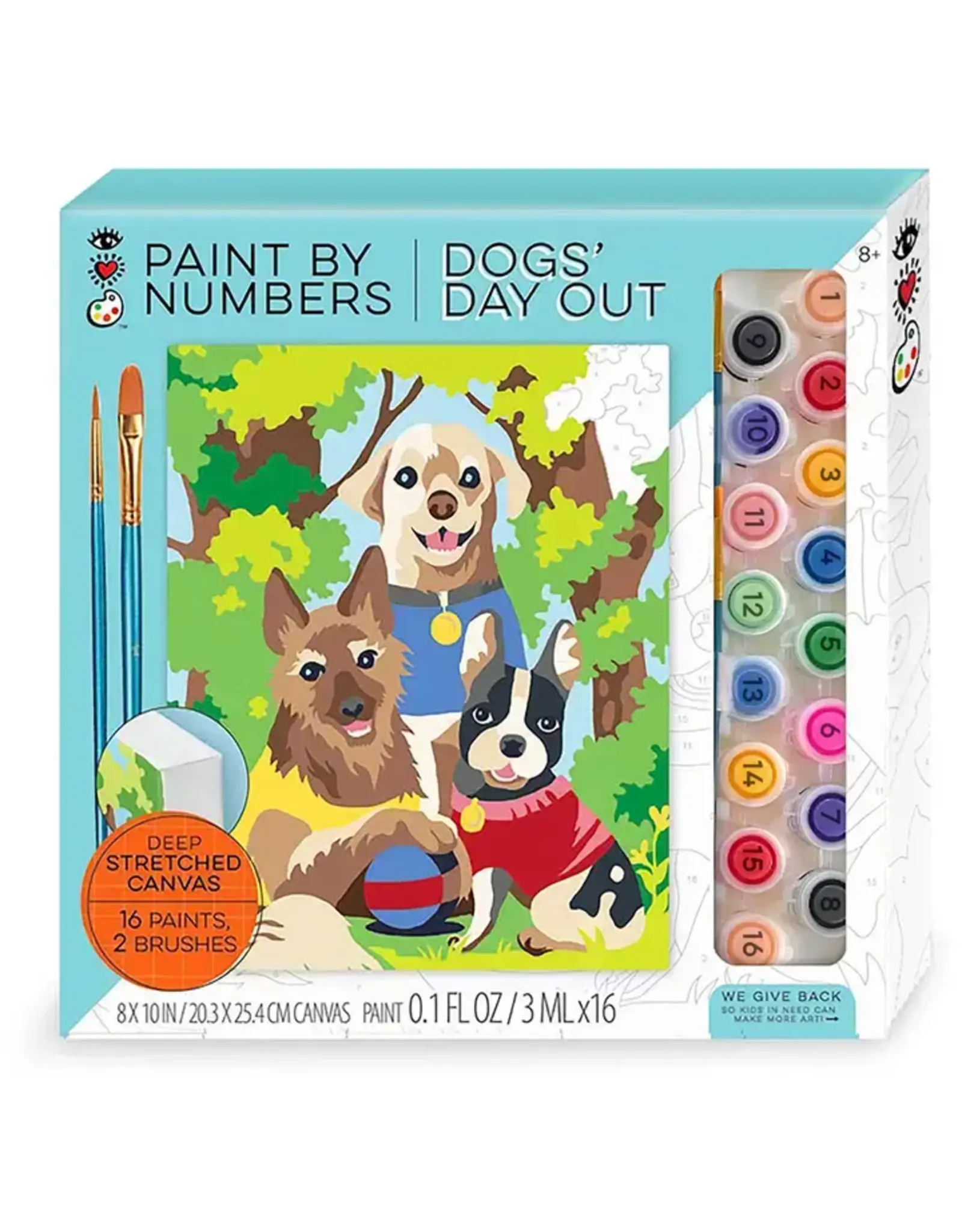 iHeartArt paint by # dog's day out