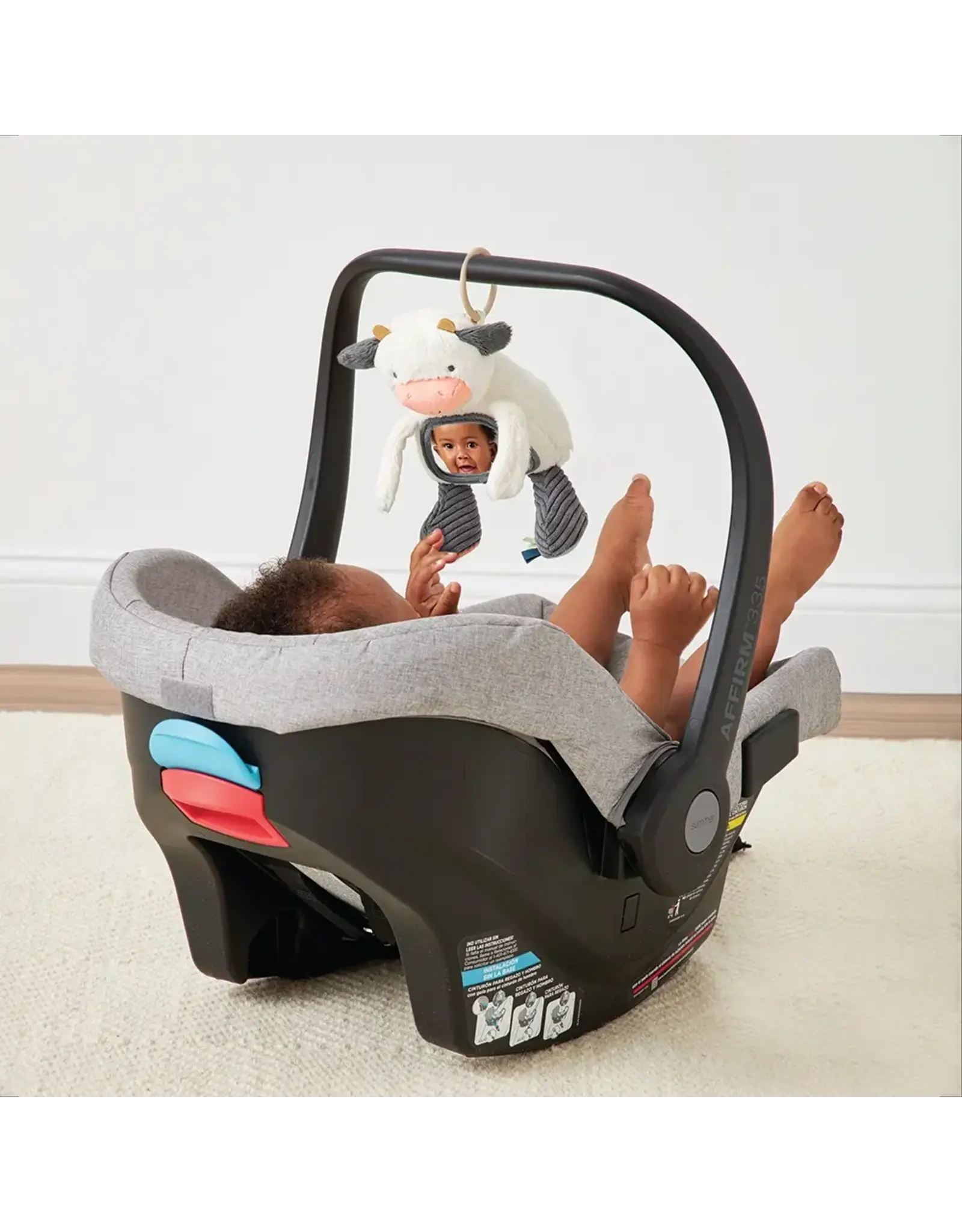carmen the cow tummy time & mirror