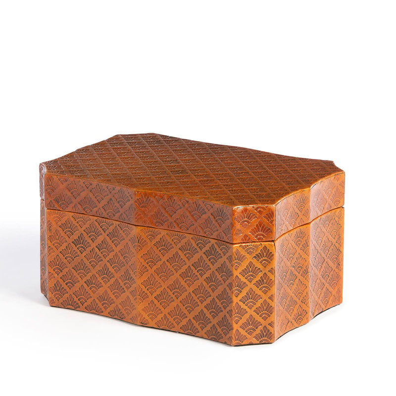 LPM Layla Leather Embossed Storage Box