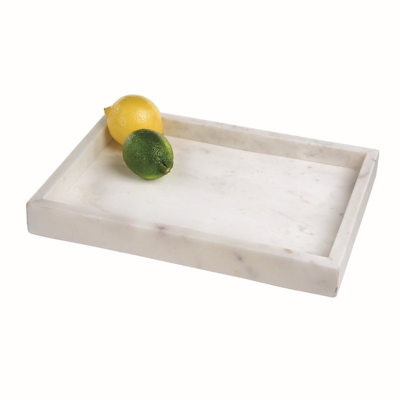 LPM Marble Tank Tray Opal White