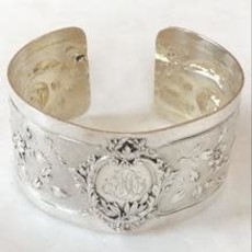 French Napkin Ring Cuff, MD Monogram