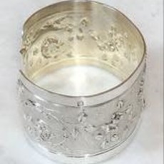 French Napkin Ring Cuff, MD Monogram
