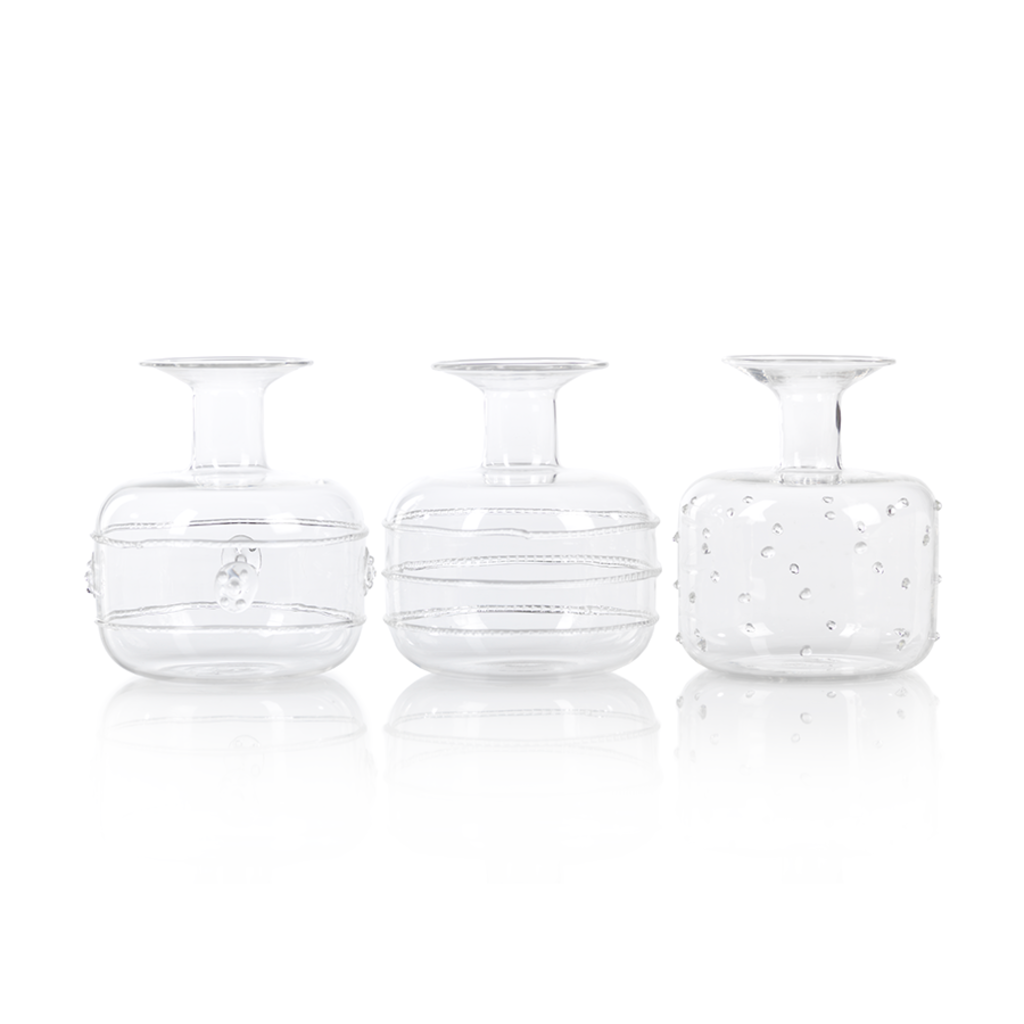 LPM Unique Glass Vase, Assorted Styles