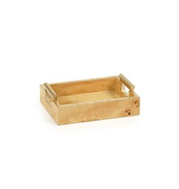 LPM Leiden Burl Wood Design Tray, Small