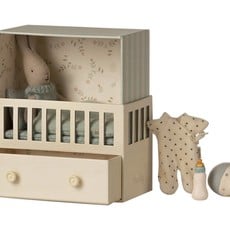 Maileg Baby Room with Micro Rabbit