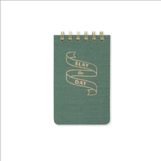 LPM "Slay the Day" Wire Notepad, Green