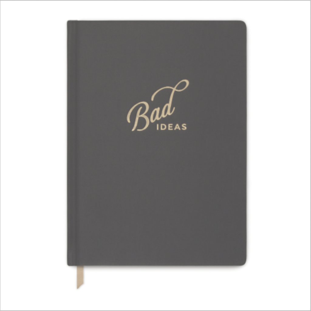 LPM "Bad Ideas" Hardcover Notebook, Black