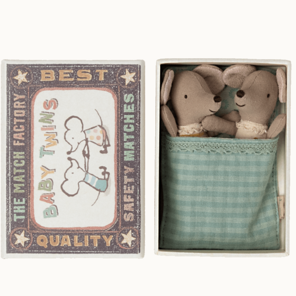 Twins, Baby Mice in Matchbox